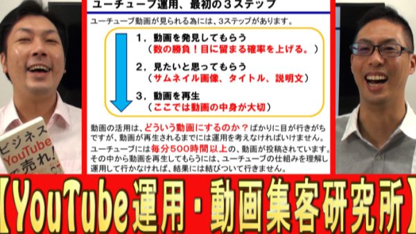 YouTube運用、初期の３ステップとは？