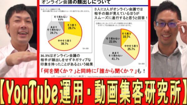 オンライン会議でも、顔出しは大切？