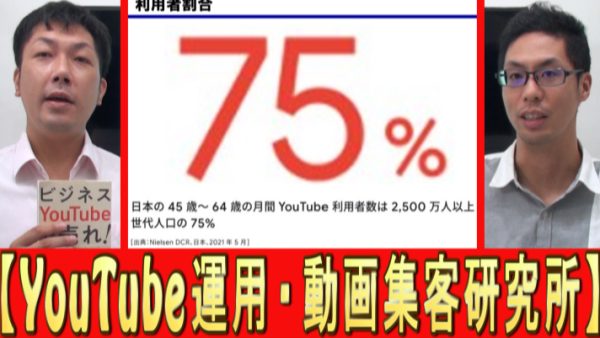 40代50代は、YouTube見てる？