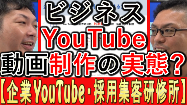 ビジネスYouTube動画制作の、実態調査とは？