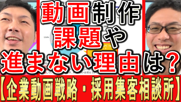 動画制作の課題や、進められない理由とは？