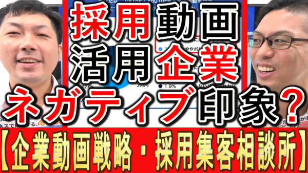 採用動画活用企業、ネガティブな印象