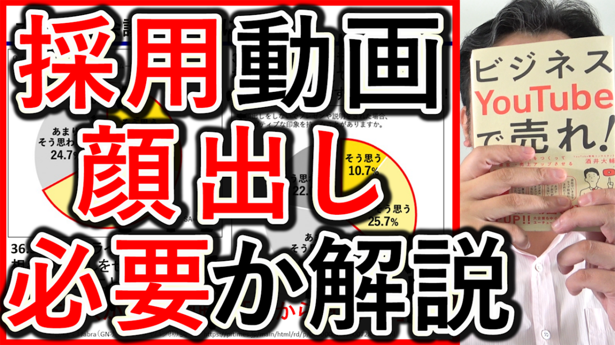 採用や求人YouTube動画、顔出しは必要か解説！