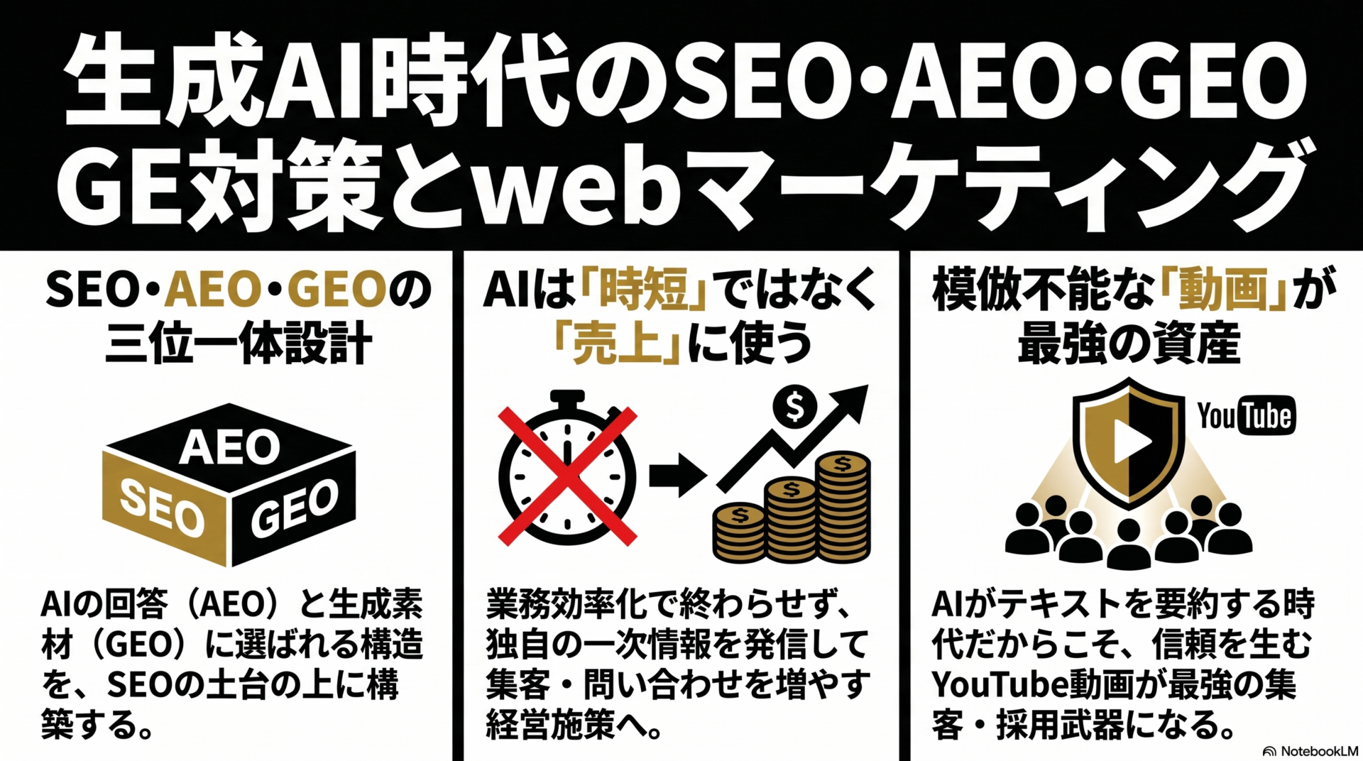 生成AI時代のSEO・AEO・GEO・LLMO対策